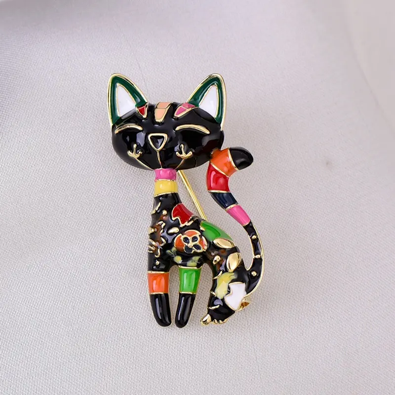 FashionUS - women fashion cat brooch pin jewelry