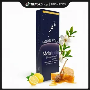 Puritive MoonPod | Flavor Scented Oil Diffuser Stick | Essential Oils for Aromatherapy | Natural Sleep Support | Deep Rest & Relaxation | Calm Mind & Body | Bedtime Routine