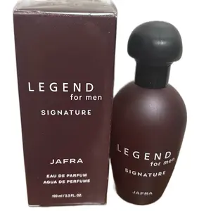Jafra legend for men signature eau de Parfum 3.3 fl oz glass bottle and box