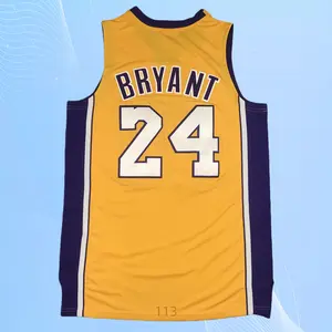 Kobe Bryant Classic-Design stitched Basketball Jerseys Retro Men's Sleeveless Gold shirt 2006-07