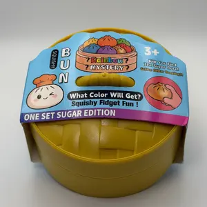 Orbz Sugar Series Expressive Big Dumpling Stress Relief Toy Squishy - 1 Piece, Soft TPR Material, Stress Relief