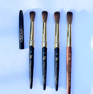 SHi Kolinsky Acrylic Brush size : #18,#16,#14,#12 - nails tool Handle Makeup