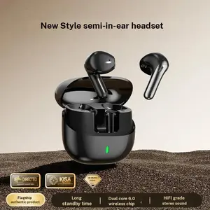 New Senyang True Wireless Half-In-Ear Music Headphones, Bluetooth-compatible Sleep Earbuds, HiFi Dolby Bass Stereo, HD Call, Android & Apple Compatible