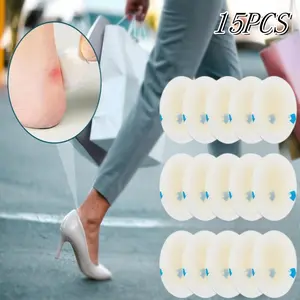 15 Pcs Waterproof Bubble Gel Paste, Multifunctional Bandage, Used To Prevent Blisters on Fingers, Toes and Ankles, Suitable for Walking and Running