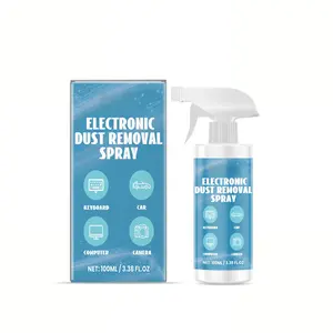 Electronic Dust Removal Spray with Palm Kernel Oil Amide DEA & Disodium EDTA for Keyboard Car Computer Camera 100ml