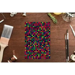 Colorful Polkadots Abstract Transfer for Polymer Clay, Clay Transfer Paper, Clay Transfer Sheets, Transfers for Polymer Clay