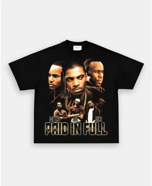 PAID IN FULL TEE,Movie shirt , film lover tee, cinema t-shirt,director gift, Movie Buff Apparel, film festival Wear ,Cinema fan top