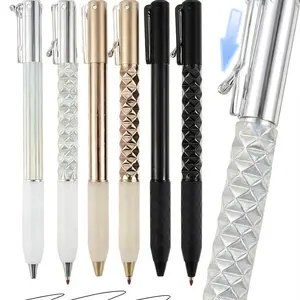 Fancy One-Click Deformation Fidget Pen, Fun Gel Writing Pen, Ink, 6 Pcs with Case, Ideal for Journaling, Gifts for Professionals, Smooth Writing Pens