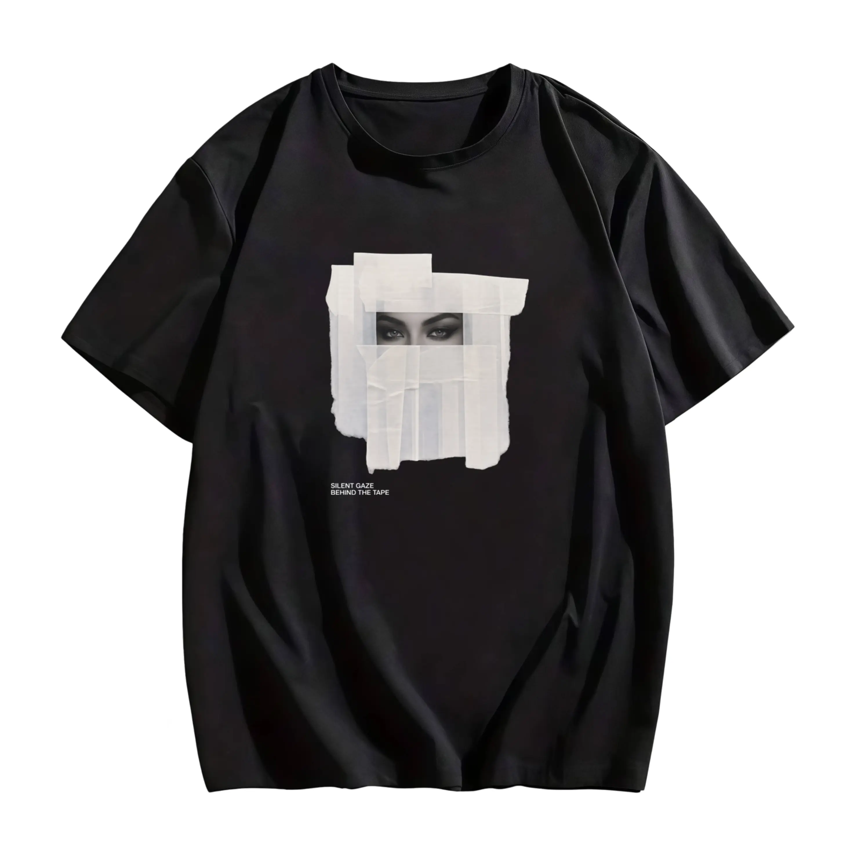 Embrace Moody Contemporary Visual Aesthetics And Express Deep Inner Thoughts While You Wear This Art Graphic T Shirt For Urban Street Outings