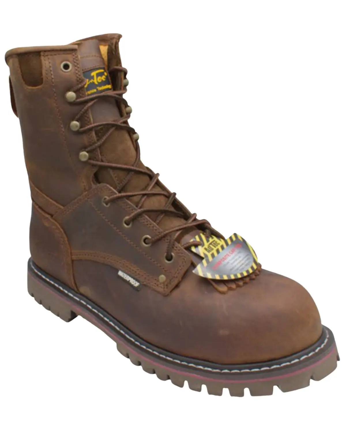 Adtec Men's Men'S 9" Waterproof Logger Work Boot Composite Toe - 1021