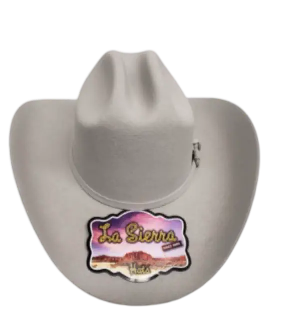 Texana La Sierra 100X Horma Rupper Silvergray | Sombrero Vaquero de Lana Gris