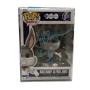 Funko Pop! Autographed Bugs Bunny As Fred Jones Looney Toons Signed By Jeff Bergman