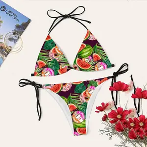 Dunkin' Donuts Watermelon Triangle Bikini