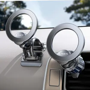 LISEN for Magsafe Car Mount Magnetic Car Phone Holder [95% Increase Magnetism] for Iphone 17 Your Car Accessories for Men Truck 360 Vent Phone Mount for Garmin GPS Fit Iphone 17 Pro Max Air 16 15
