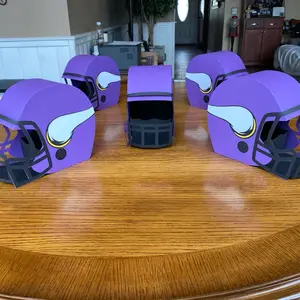 Football helmet gift box