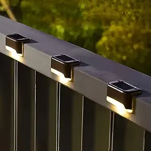 4 LED Solar Outdoor Wall Lights, Up and Down Lighting, Portable, Daytime Solar Charging, Outdoor Lights Waterproof, Perfect for Garden, Yard, Garage, Porch, Walls