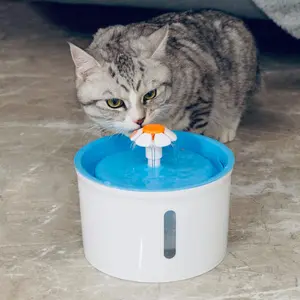 Cat Water Fountain, VAGAVA Pet Water Fountain for Cats with filter, 1.6L/56oz BPA-Free, Ultra-Quiet Pump, Visible Water Level, Perfect Gift for Cats - Animal, Multiple Pets Water Fountain Square, Black Friday Deal