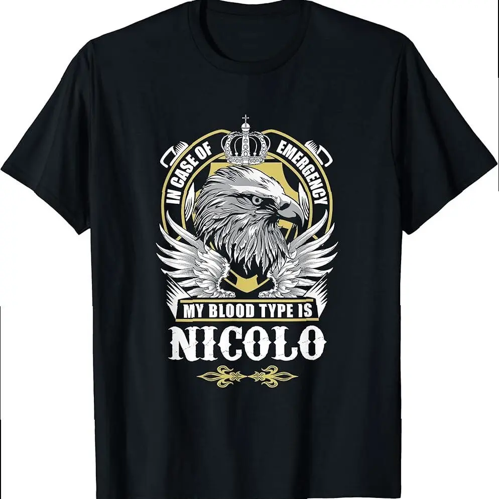 My Blood Type Is Nicolo T-shirt