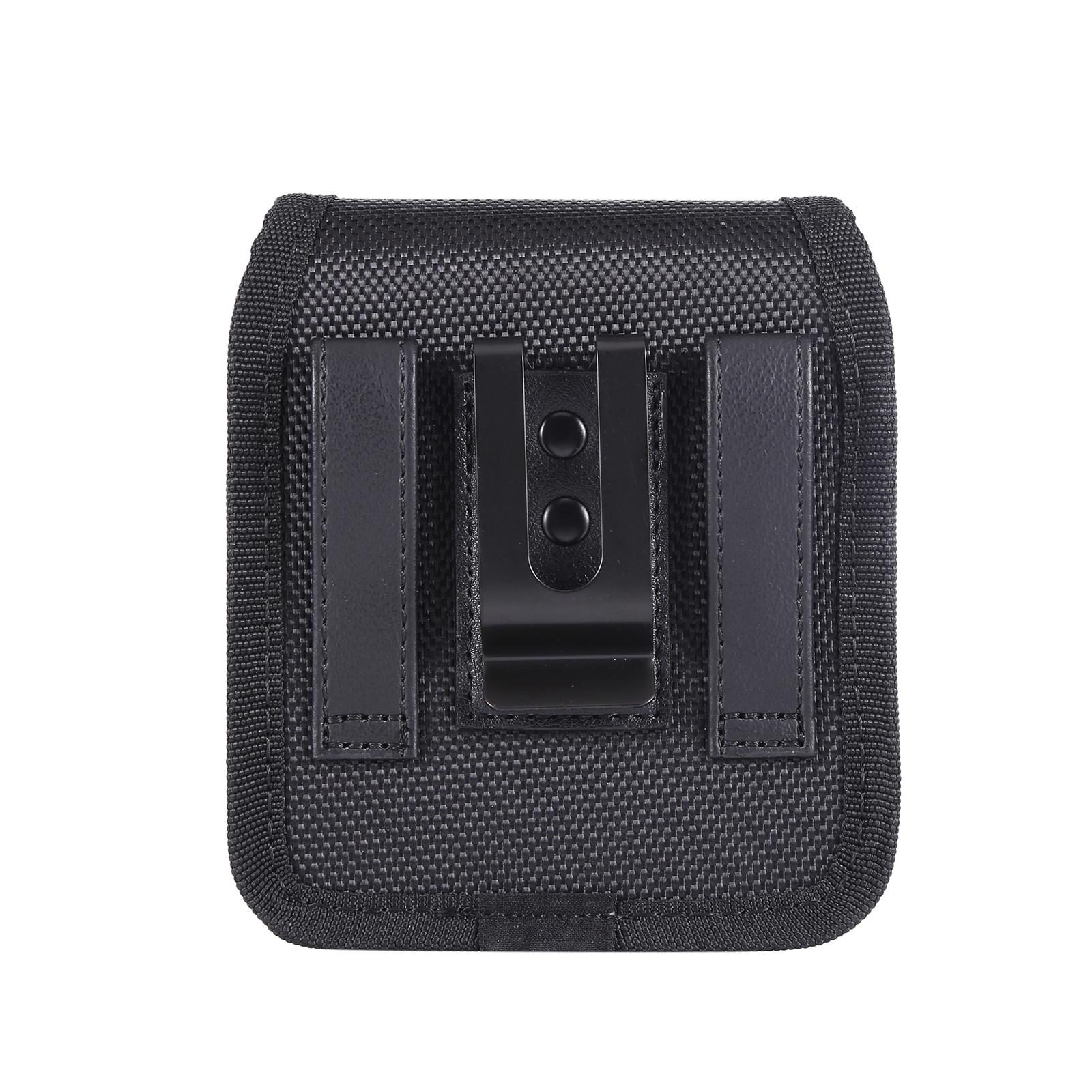 Cell Phone Holster Pouch Nylon Belt Clip Strong Magnet Card Slot Carrying Perfect For Outdoor Daily Use For iPhone17/16 Pro Max/Samsung S25 Ultra/Google Pixel For Man