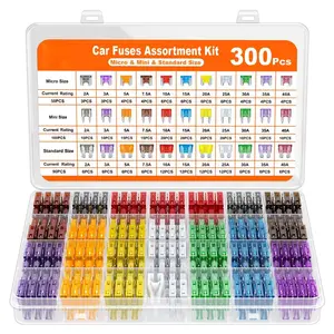 300PCS Automotive Fuse Assortment Kit – Mini, Standard & Micro Blade Fuses (2A–40A, 11 Sizes) with Fuse Puller, for Car, Truck, RV, Camper, Boat & SUV Deals for you days