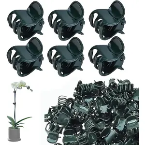 Plants Orchid Support Clips Plant Clips Orchid Clips Flower Vine Clips for Supporting Stems Vines Stalks Climbing Plant Grow Upright 30PCS Tiny Size