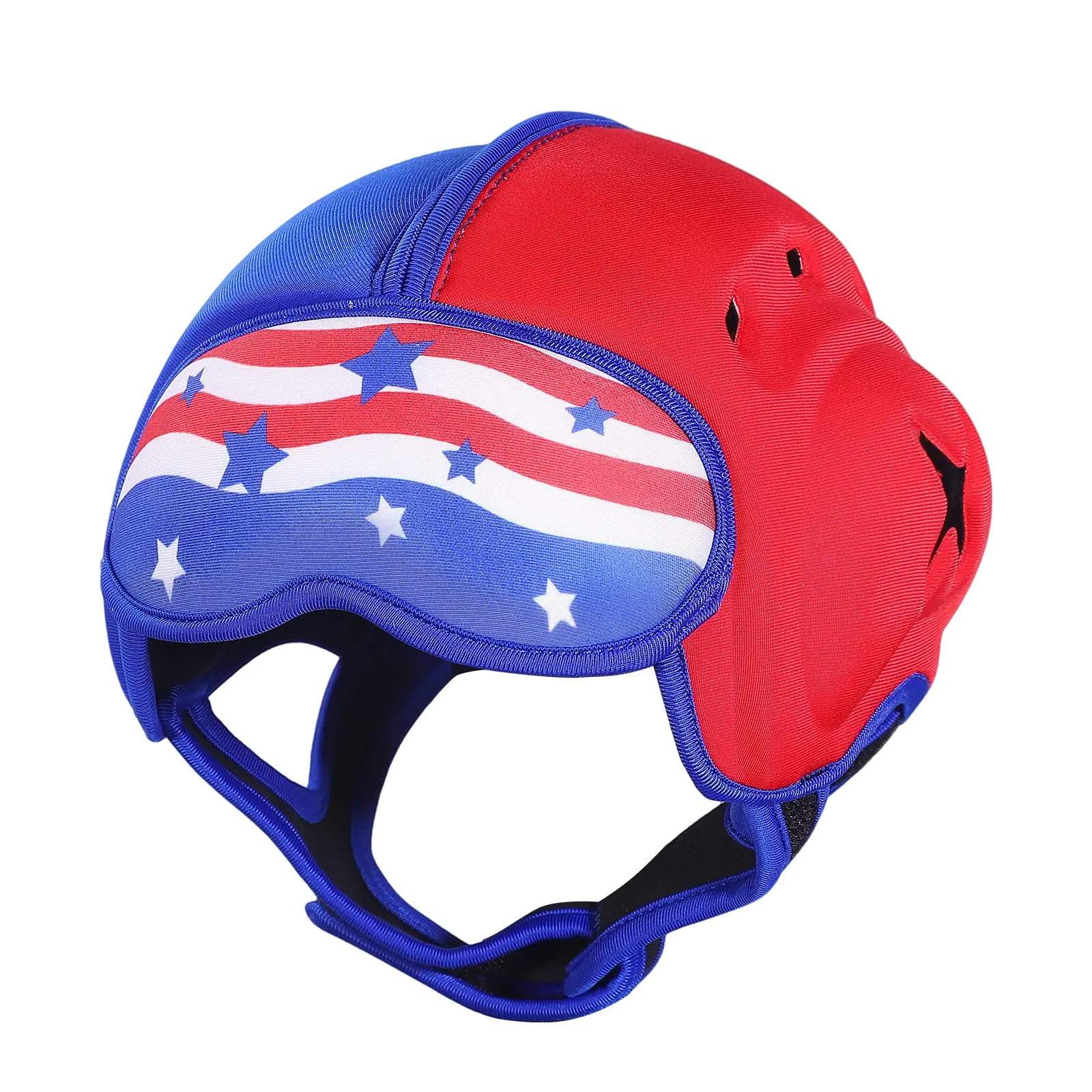 Mambobaby Stars and Stripes Baby Safety Headgear for Crawling & Walking, Anti-Shock Inner Layer, Skin-Soft Outer Layer, Soft Protective Dome Cap