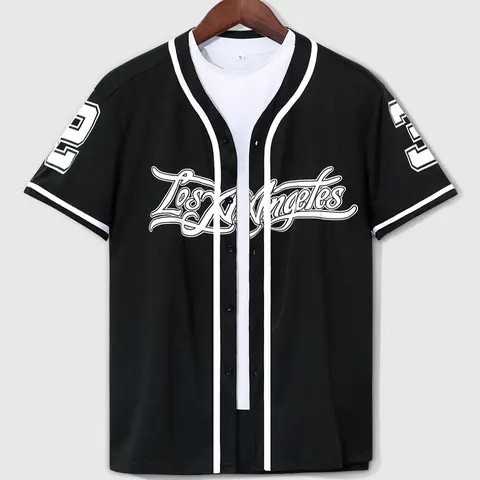 Men's Regular Fit Letter Print Contrast Binding V Neck Sleep Tee, Casual Soft Stretchy Shortsleeve Sleep Top for All Seasons, Men's Sleepwear & Loungewear for Daily Wear, Pajama Chic Top, Graphic Menswear Top, Vneck