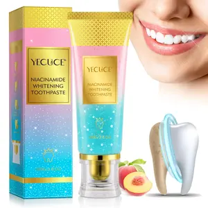 Yecuce 1/2 Pack Niacinamide Brightening Toothpaste, Clean, Strong Stain Removal, Fresh Breath, Effective Tooth Care for Healthy Smile