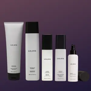 LolaVie Ultimate Hair Routine Bundle by Jennifer Aniston | Complete System for Smooth, Shiny, Frizz-Free Hair (Shampoo, Conditioner, Leave-In, Detangler, Heat Protectant)