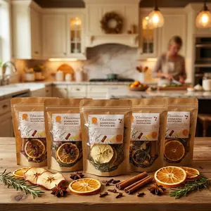 Holiday Potpourri Simmer Pot Simmering Potpourri Bowl Filler holiday Simmer Pot Kit for Stove Dried Orange Apple Slices Cinnamon Sticks Stovetop for Xmas Decor : Home & Kitchen