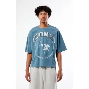 Pacsun Men's Doomed Cropped Boxy T-Shirt Pacsun Men's Doomed Cropped Boxy T-Shirt