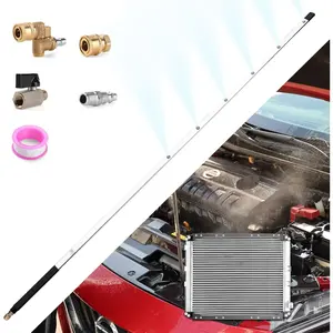 40 Inch  Washer Wand for  Radiator Cleaning Tools, Dual-Use Radiator Cleaner Wands for  Washer &  Air Pump Flush   Radiator Power Washer Wand with 6 Nozzle Tips