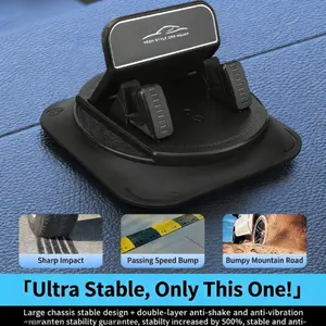 New Car Phone Holder, Cell Phone Mount, Universal Car Mount, Dashboard Mount, Navigation Dedicated, Adhesive Suction Cup, High-End In-Car Accessory, Easy Installation