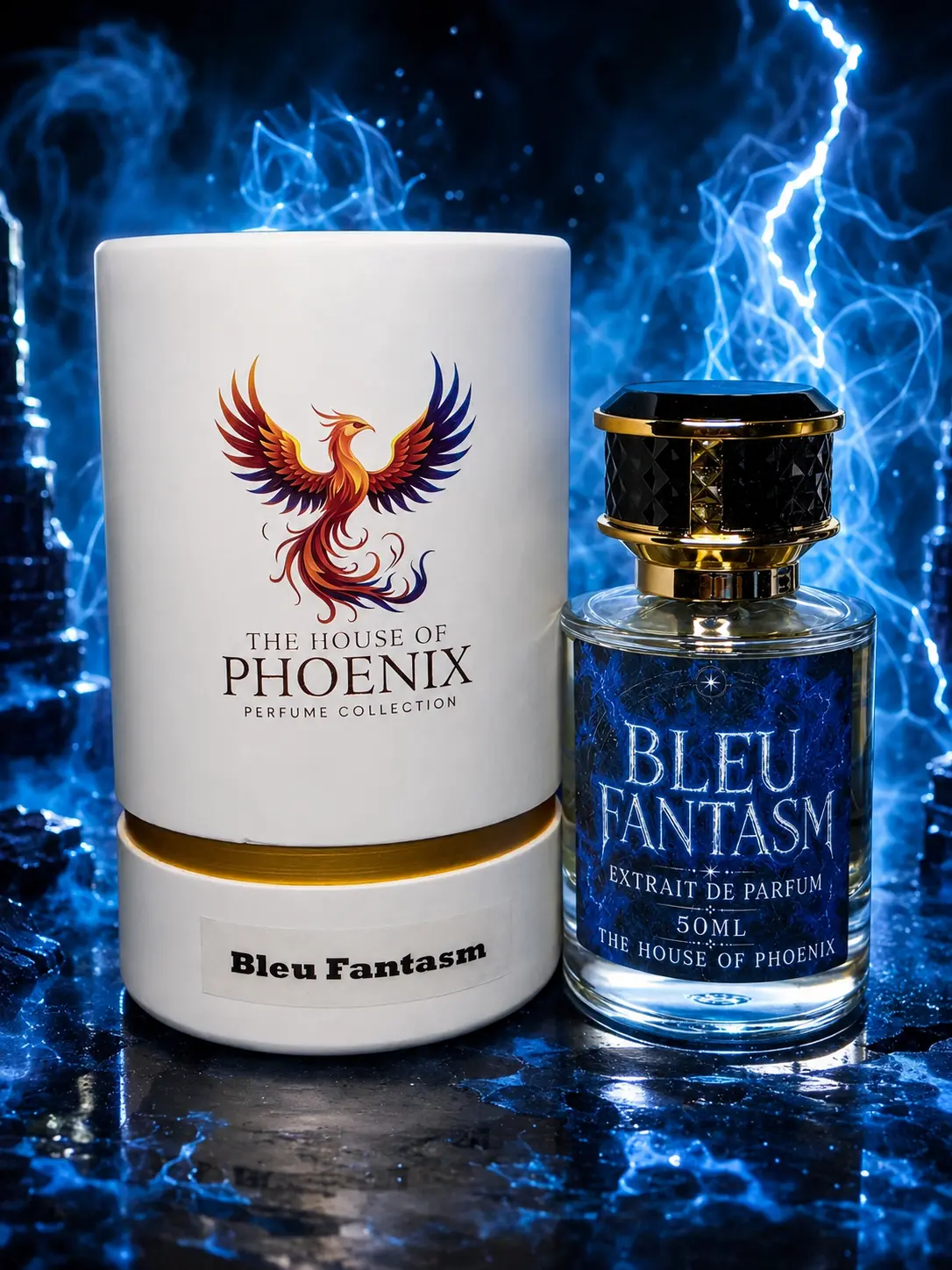 Bleu Fantasm Extrait De Parfum for Men 50ML by The House of Phoenix