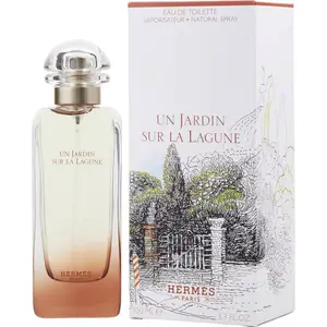Hermes Un Jardin Sur La Lagune Unisex Eau de Toilette (EDT) - 3.3/3.4 fl oz, New in Box, Aromatic Elevated Magnolia Non-Toxic Unisex Fragrance, Aromatic Unisex Fragrance