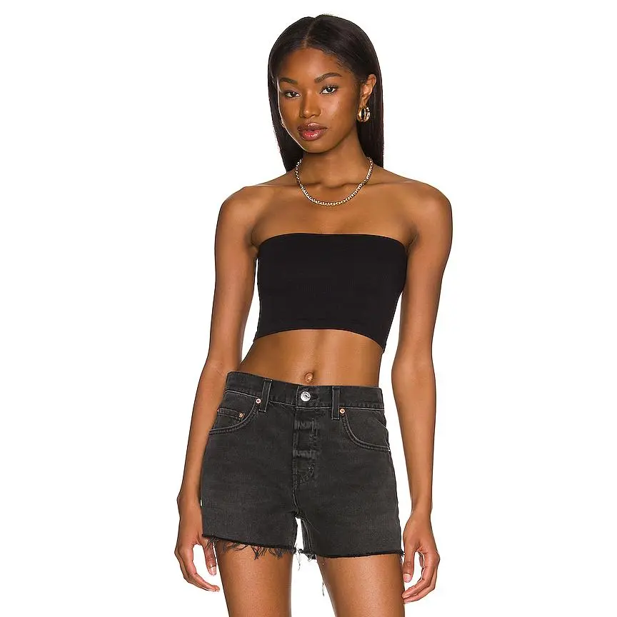 Free People Amelia Bandeau in Black