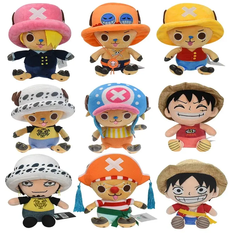 20CM Tony Chopper Plush Toys ONE PIECE Monkey D Luffy The Straw Hat Pirates Sign Soft Stuffed Dolls Birthday Gift
