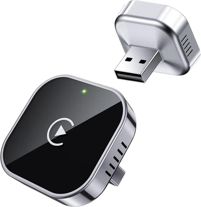 DriveView Wireless CarPlay Adapter 2025 Upgrade Wired CarPlay to Wireless, Mini USB Design for Cars with Built-in Wired Apple CarPlay Plug and Play Easy Use Fast Stable Connection Car Play for iPhone