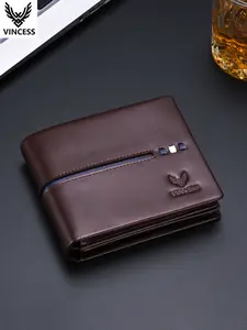 Men's Business Wallet, Large Capacity Leather Card Holder, Multi-Card Slots, Anti-Theft Design, Christmas Gift, Premium Organizer, All Seasons