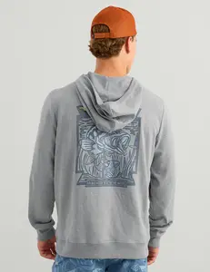 Edisto Bass Patch Terry Hoodie