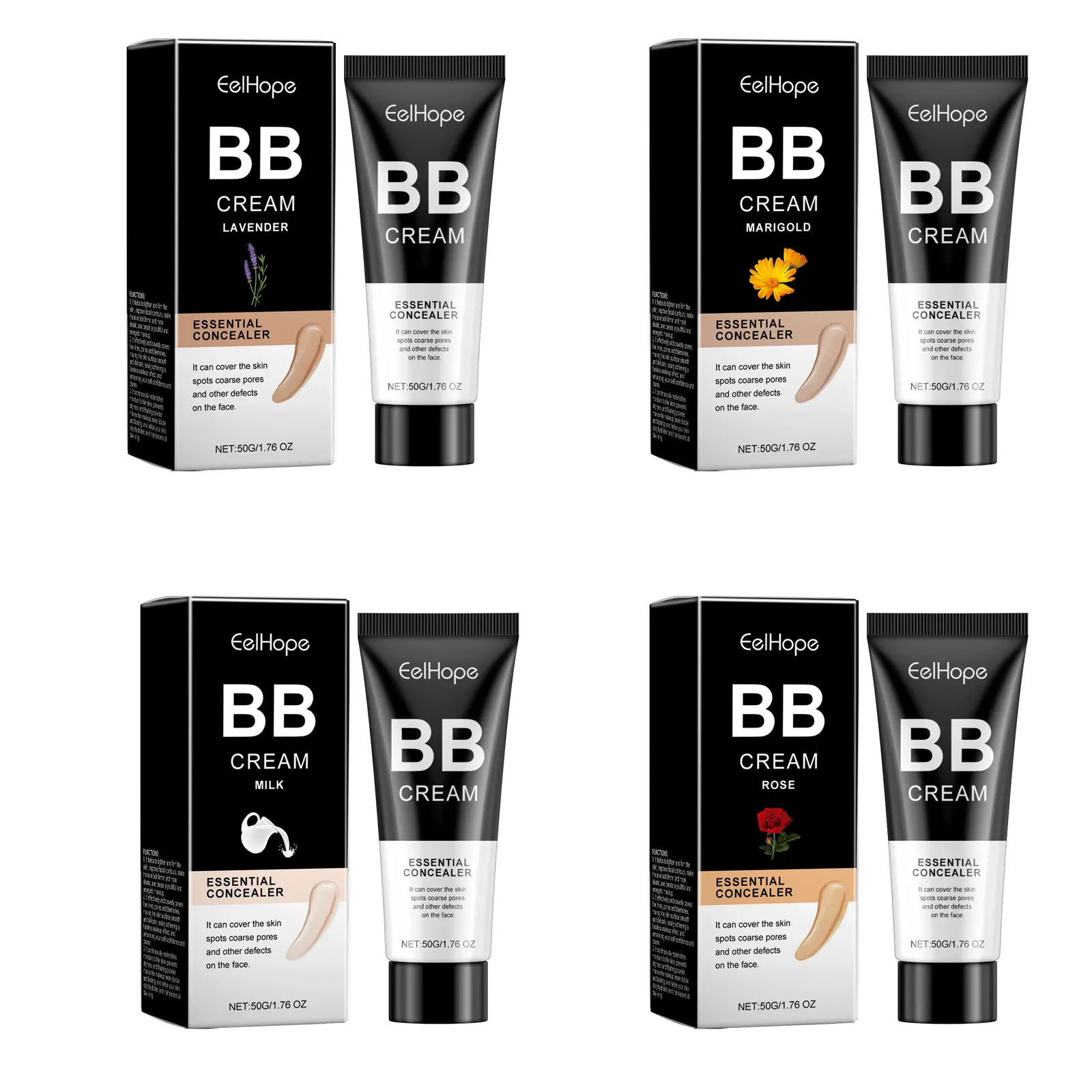 Makeup BB Cream Series - Oil-Control, Lightweight, Concealing, Brightening Daily Skin Care BB Cream