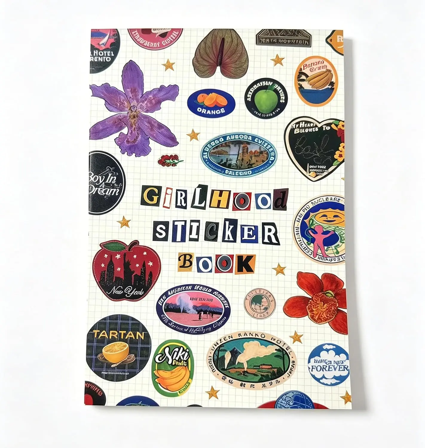 1260+Pcs 2026 New Girlhood Sticker Book Korean Sticker Book for Women Cute Sticker Books Aesthetic Portable Stickerbook for DIY Junk Journaling Scrapbooking Creative Birthday Gifts