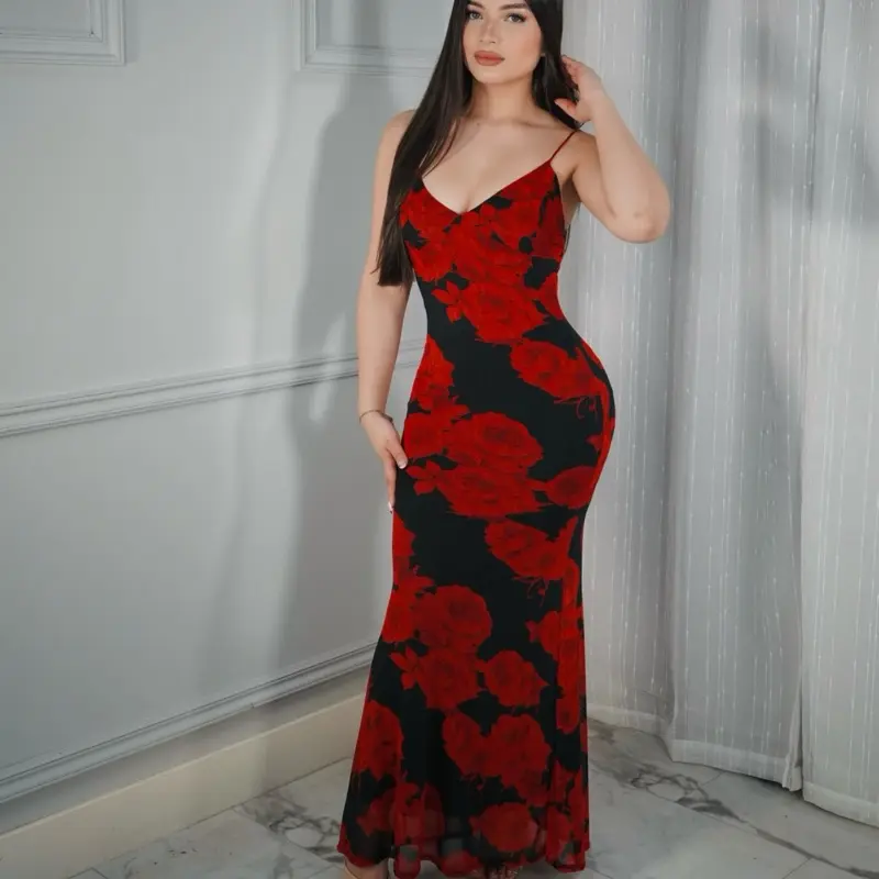 red flowy dress amazon - TikTok Shop