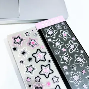 [Borah Studio] Shining Star Sticker Sheet (Pink, 2 styles)