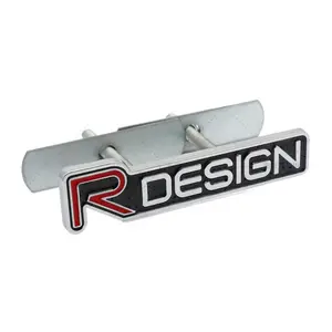 3D Metal Car Emblem Sticker Suitable for Volvo Modified Front Grille Emblem