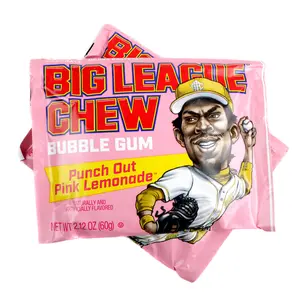 Big League Chew - Punch Out Pink Lemonade - 2.12oz Pack