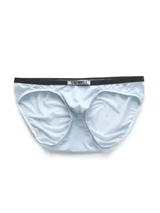 Men's Triangle Underwear, Trendy Lightweight U Pouch Low Waist Youth Plain Simple Comfort Sport Shorts, Casual Daily Wear