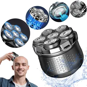 Upgraded 6D Electric Shaver for Men with Balding LED Display, Rotating Razor Trimmer, Precision Grooming Tool Wet/Dry Dual-Use Balding Shaver with Type-C Charging Port The Perfect Holiday Gift