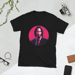 John Wick Keanu Reeves T-Shirt, Short-Sleeve Unisex T-Shirt