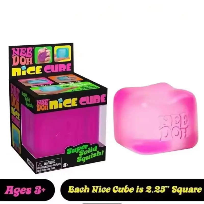 Brand New Nice Cube Squishy Stress Soft Stretchy Sensory Fidget Toy for Anxiety Relief ADHD Focus Stress Relief for Adults